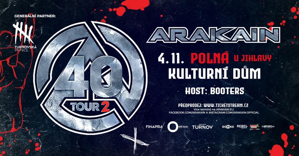 Arakain 40 let 4. 11. 2022